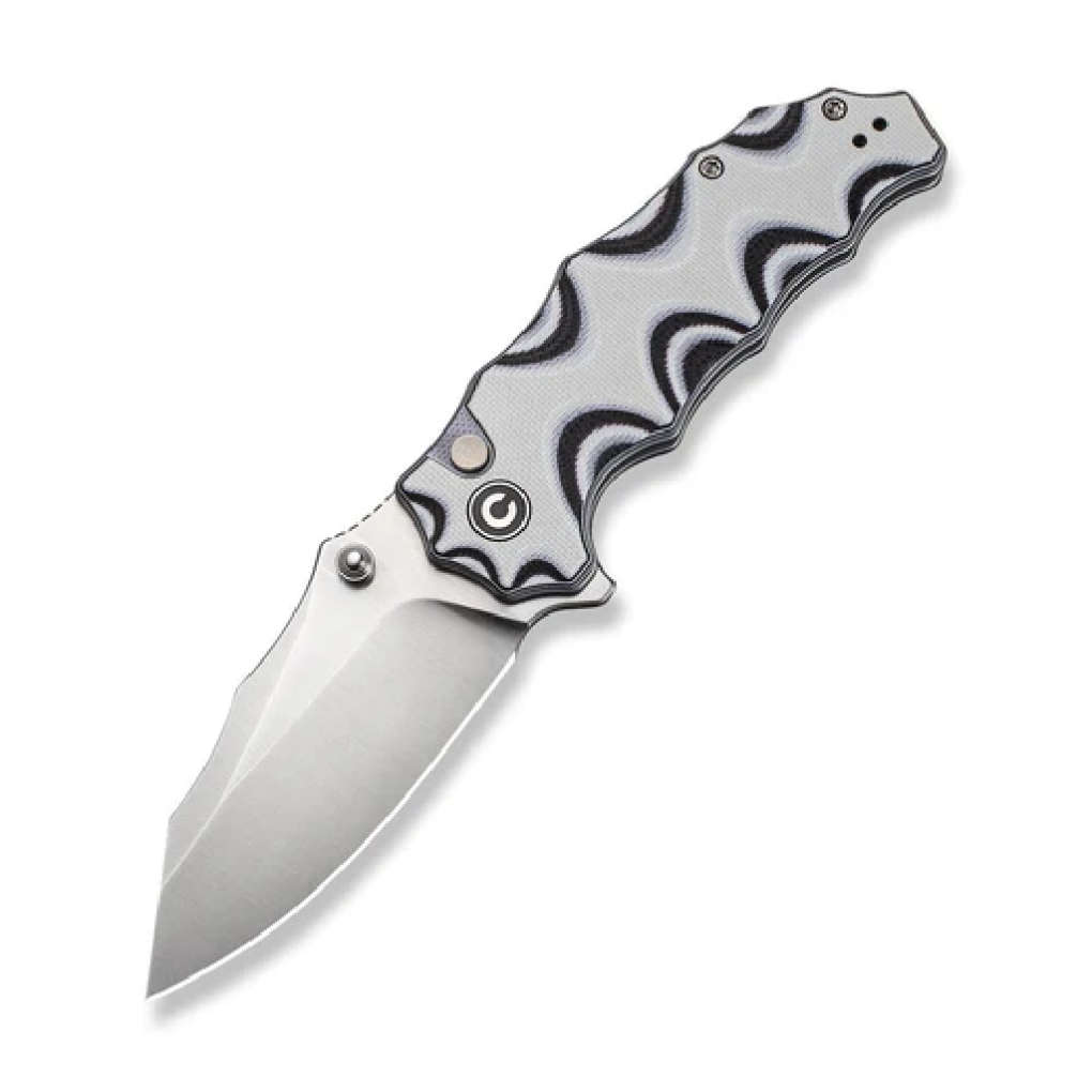 Civivi Natterjack Flipper & Button Lock Knife G10 Handle C24028-3