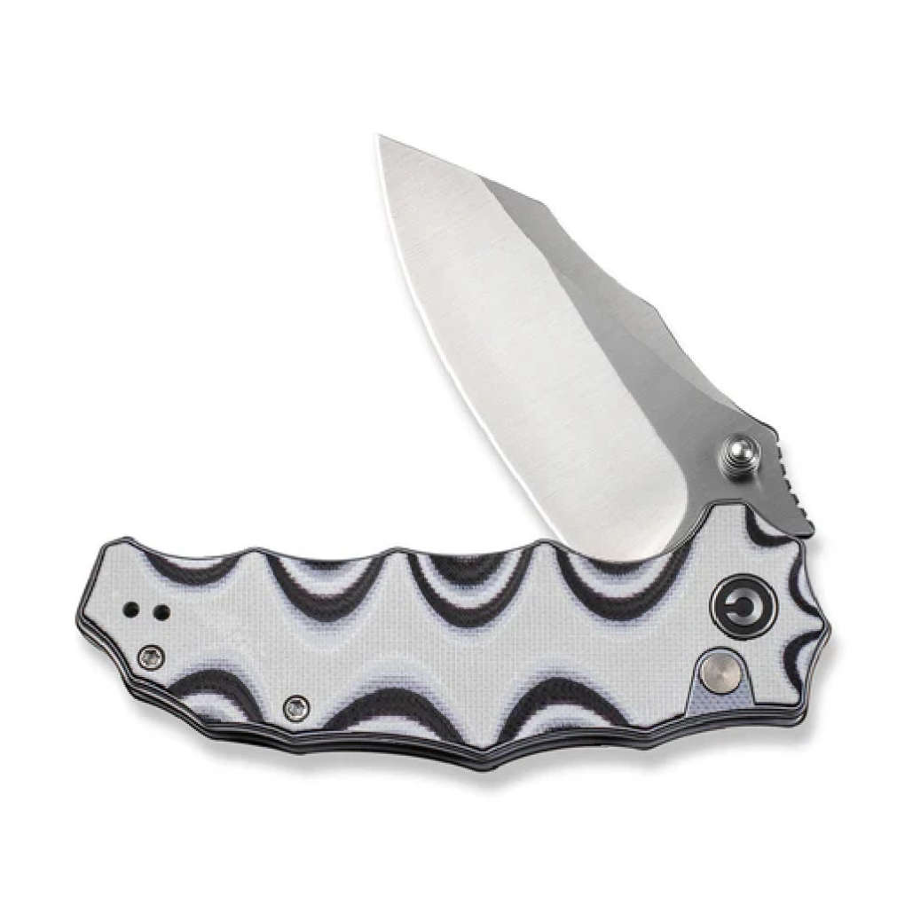 Civivi Natterjack Flipper & Button Lock Knife G10 Handle C24028-3