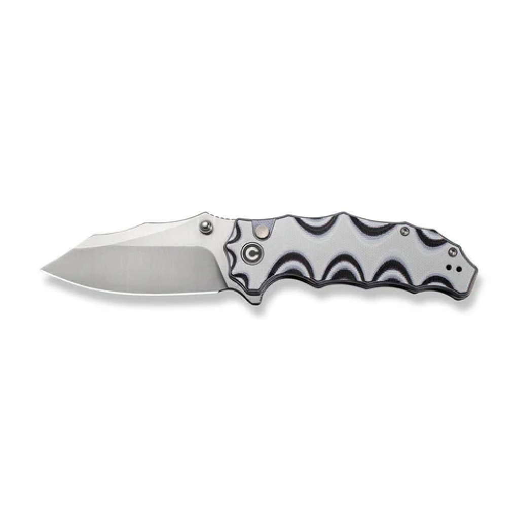 Civivi Natterjack Flipper & Button Lock Knife G10 Handle C24028-3