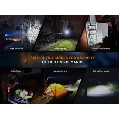 Fenix E35R LED Flashlight (Glacier Blue)