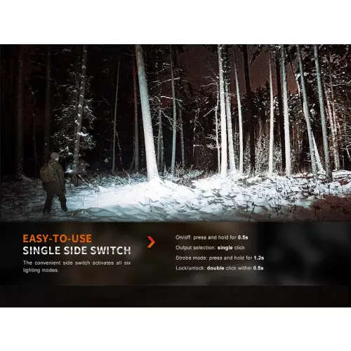 Fenix E35R LED Flashlight (Glacier Blue)