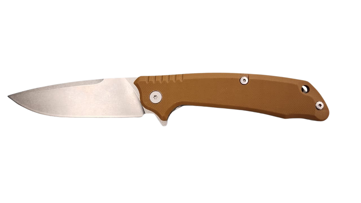 FAS7-19 Pocket Knife Folding With Brown Handle