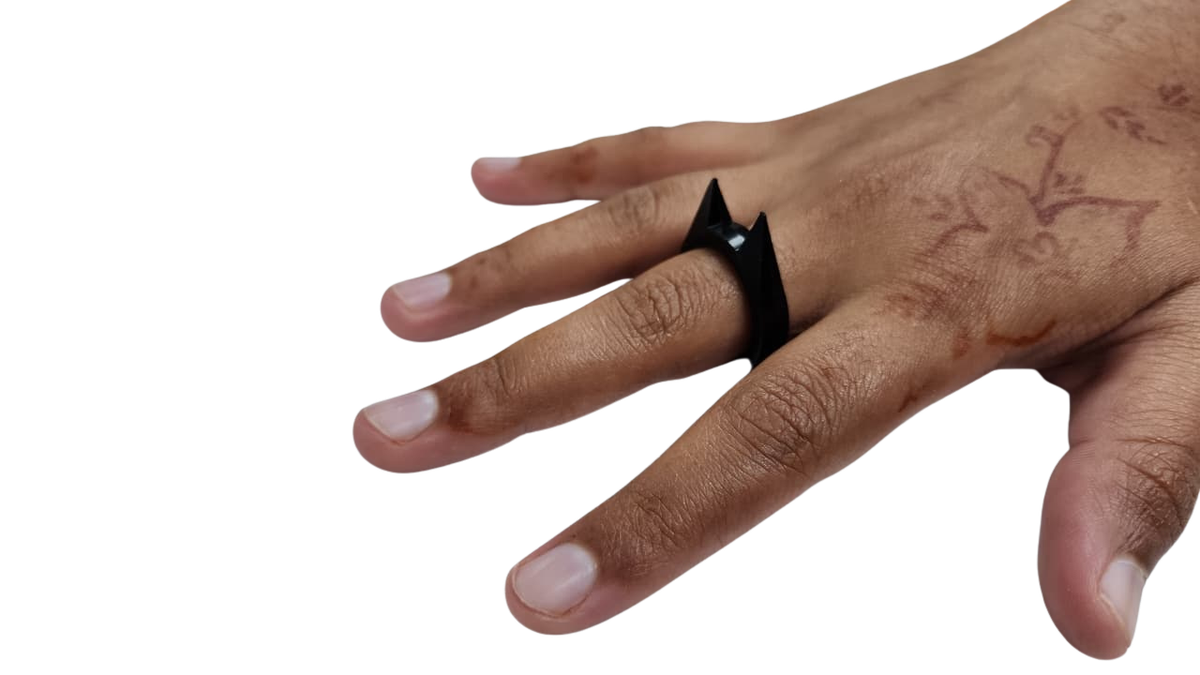 FAS7-5 Cat Ear Self Defence Ring