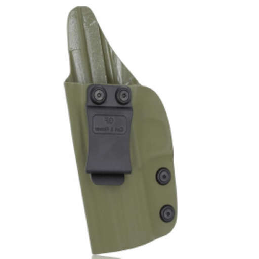 CZ P10C IWB, Kydex, 1.5 inch plastic clip, Right Hand, Army Green-RF-KIP10CAC