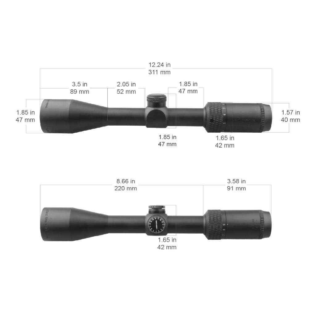 Vector Optics Matiz 3-9x40 SFP MIL Rifle Scope  SCOM-32