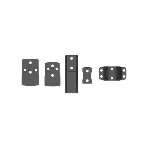 Vector Optics 30mm X-ACCU Mount Assembly Kit XASR-A03  Red Dot Scope Ring Mount System