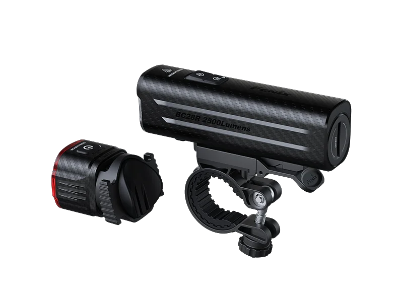 Fenix BC28R Smart Control Bicycle Light Combo  2500 Lumens Front & Rear Bike Light Set