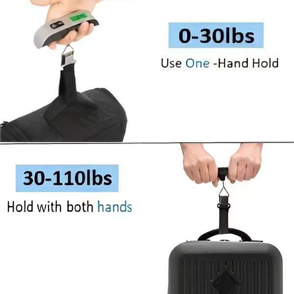 Electronic Luggage Scale With 3V Lithium cell