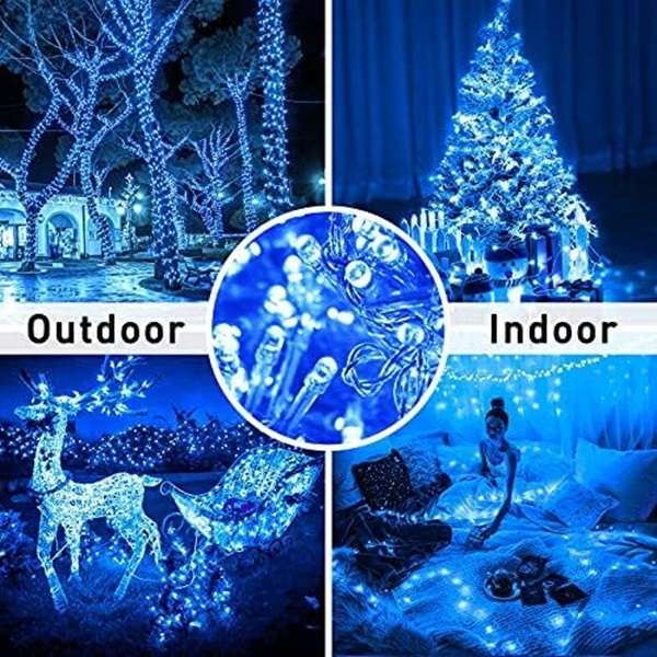 ZYF-D190 Clear Cable Blue LED String Fairy Light with Interconnecting Cable 20M