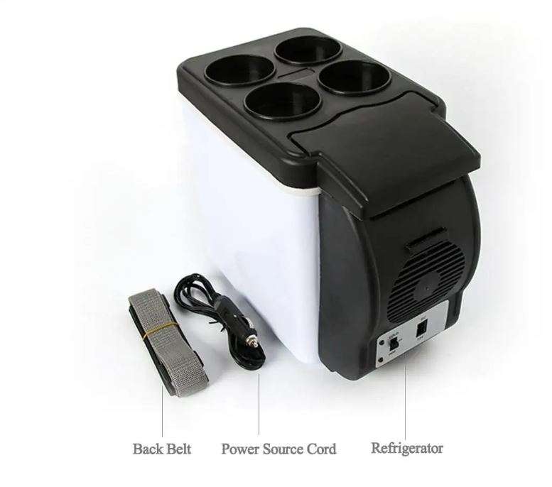 6L Portable Electronic Cooling & Warming Fridge 12V