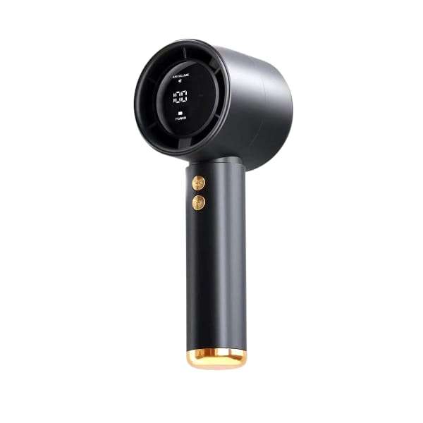 PM-268 Rechargeable Digital Handheld Mini Fan with Lanyard