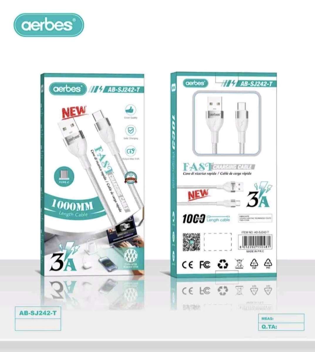 AB-SJ242-T Aerbes Type C USB Cable