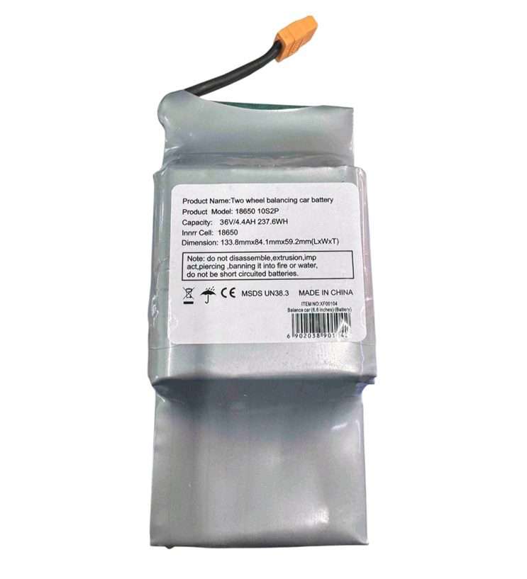 XF00104 Battery for 6.6 Inch Hover Board 133.8mm x 84.1mm x 59.2mm