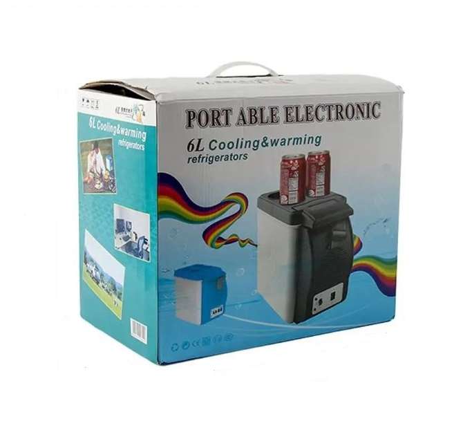 6L Portable Electronic Cooling & Warming Fridge 12V