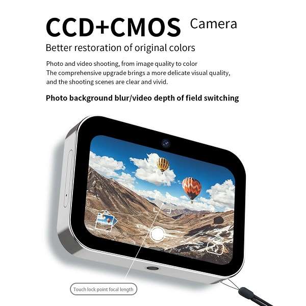 D6 Triple Lens Touch Screen Digital Camera 64mp 3.0 LED Screen