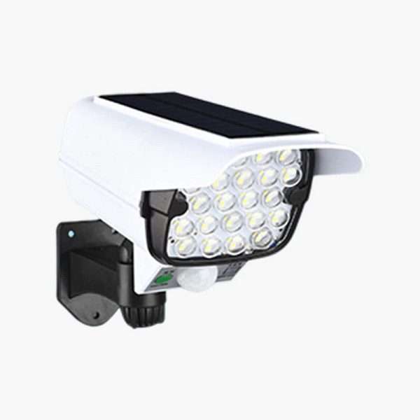 500041 FA-2158T Solar Powered Dummy Camera with Sensor Light and Remote Control