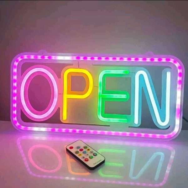 ZYF-D290 Acrylic Letter Open Sign with Remote Control