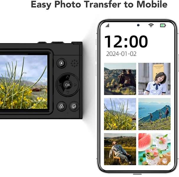 D7 4K Wifi Digital Camera 64mp