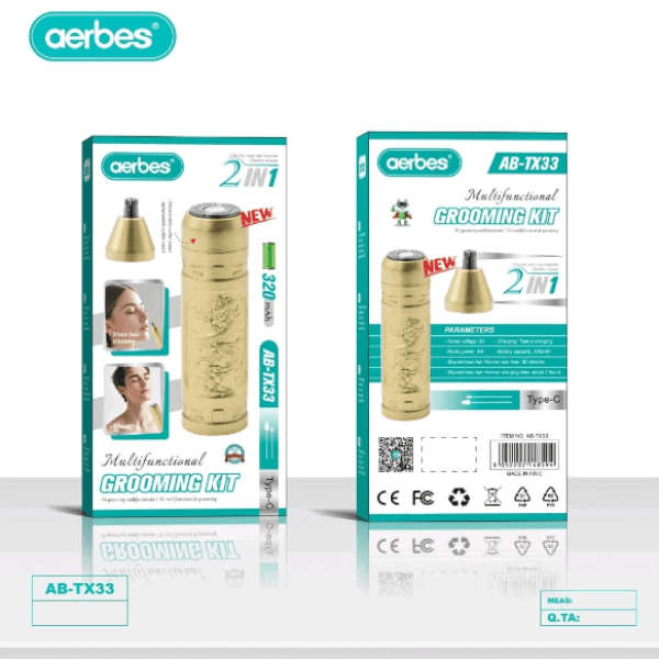 Aerbes AB-TX34  2 in 1 Grooming Kit