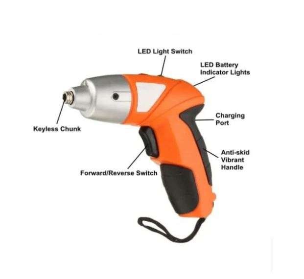 1831505 Electric Cordless Screwdriver Drill Set