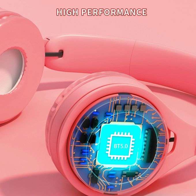 P47 Foldable Bluetooth Headphones With Micro SD Card Slot