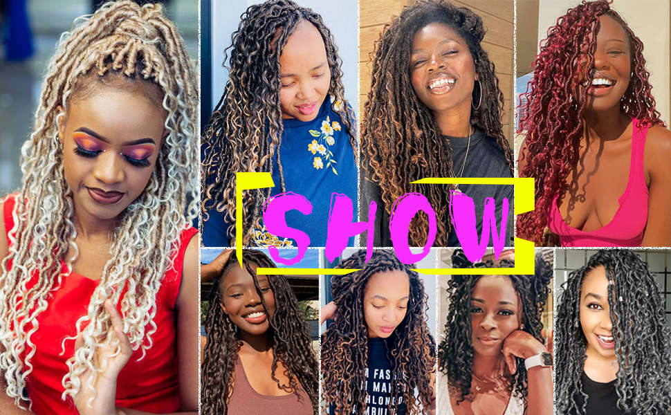 Goddess Soft Locs Curly Braids