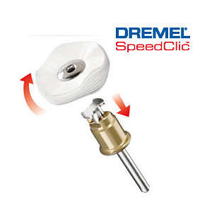 DREMEL  EZ SpeedClicâ¢: Polishing Cloth Wheel. (423S) - DREMEL 1kg