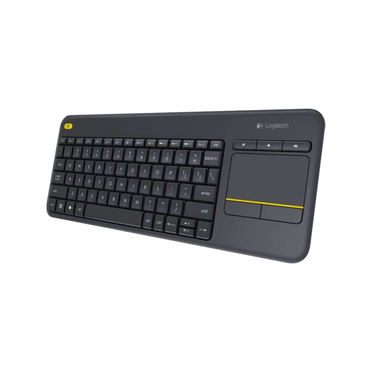 920-007145 - LOGI K400  Wireless Keyboard  Plus Touch (Dark Grey) Unifying  USB receiver
