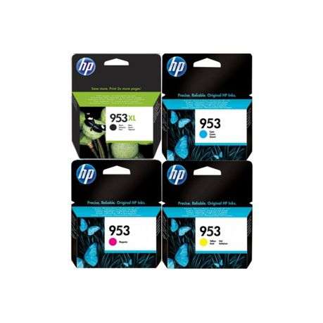 HP 953xl Black/HP953 Color Ink Bundle