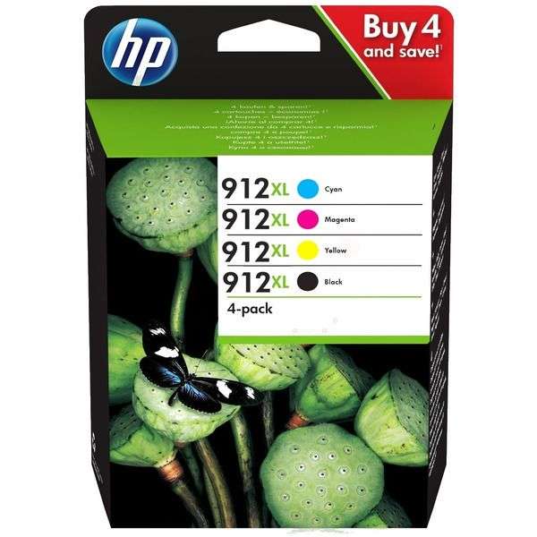 HP 912XL High Yield C/M/Y/K Original Ink Cartridge