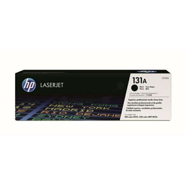 HP 131A Black Original LaserJet Toner Cartridge,1,520 pages