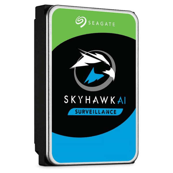 Seagate Skyhawk AI 8TB 3.5'' HDD Surveillance Drives; SATA 6GB/s Interface; 256MB Cache; RPM: 7200;