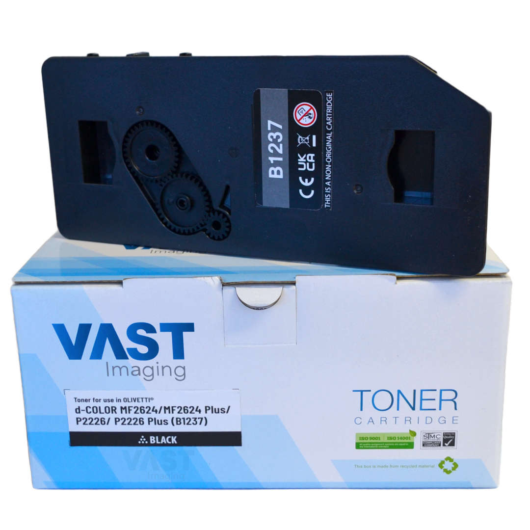 Vast Imaging TK5240 Compatible Black Toner for Olivetti MF2624/P2226 (4000 pages @ 5%)