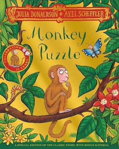 Monkey Puzzle 25th Anniversary Edition With a Shiny Gold Foil Cover and Fun Activities to Make and D