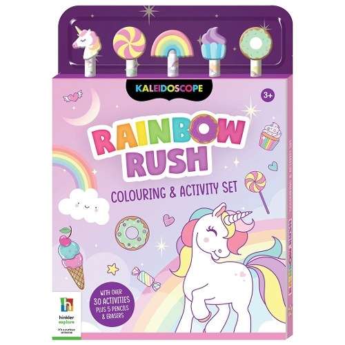 RAINBOW RUSH 5 PENCIL ACTIVITY SET - 9781488915000