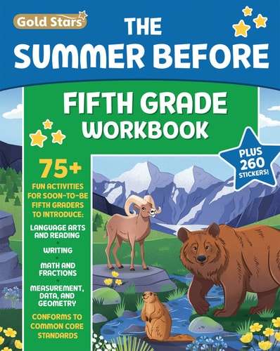 The Summer Before Fifth Grade Workbook - Cottage Door Press - 9781646385669