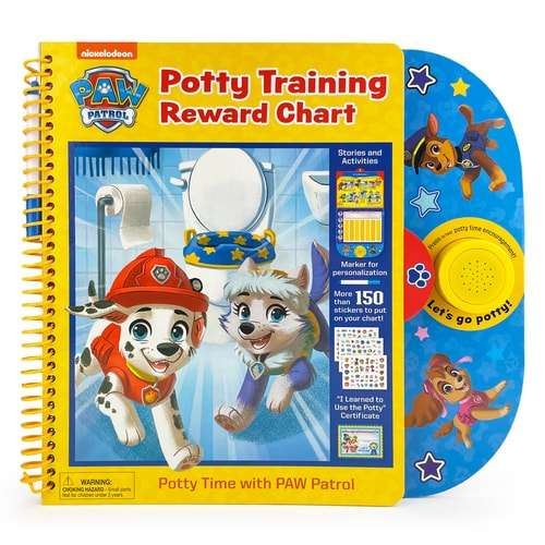 Paw Patrol Potty Training Reward Chart, Potty Time With the Pups! Workbook Includes  - 9781646389902