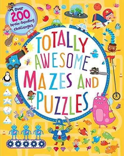 Totally Awesome Mazes and Puzzles Over 200 Brain-Bending Challenges - William C Pott - 9781680524130