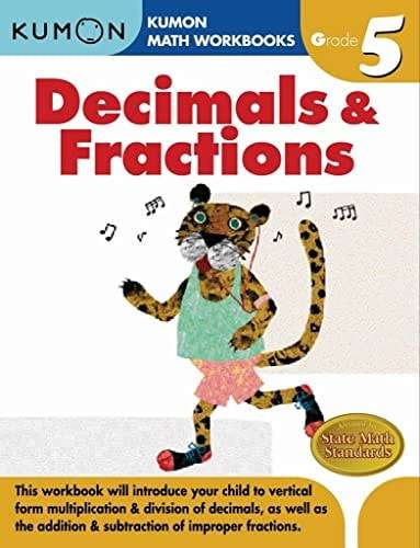 Kumon Grade 5 Decimals and Fractions - Kumon Publishing - 9781933241593