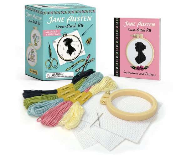 Jane Austen Cross-Stitch Kit Includes 4 Patterns - Sosae Caetano, Dennis Caetano - 9798894140520