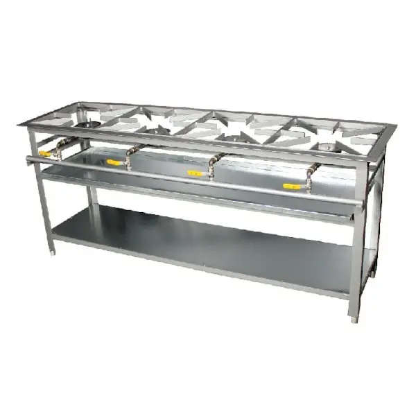 4-burner Boiling Table / Gas Stove (Heavy Duty)