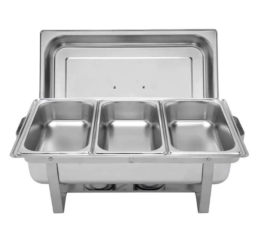 Triple Pan / 3 Divison Chafing Dish