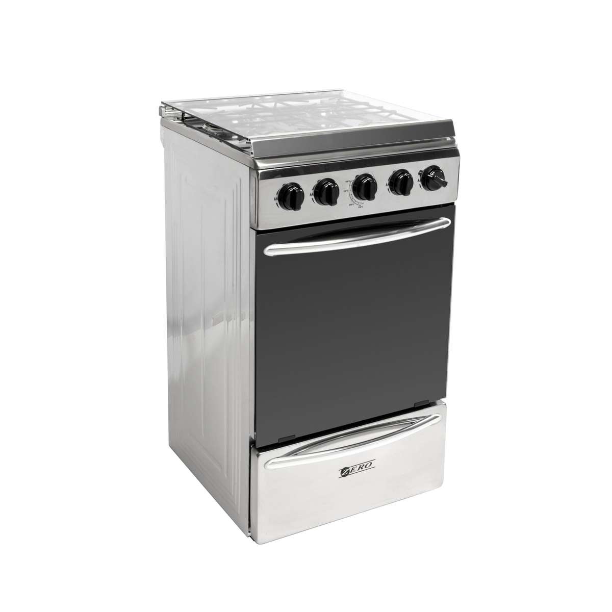 4 Burner Gas Stove With Gas Oven + Ffd (Silver)