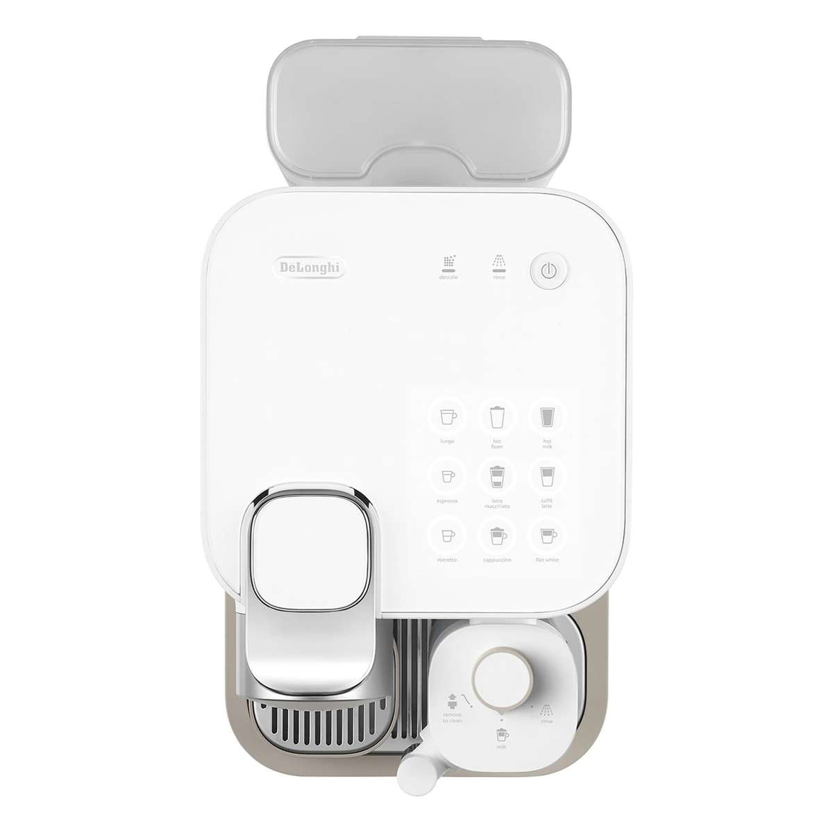 Nespresso GRAN Lattissima Coffee Machine (With 100 Fee Capsules) - WHITE