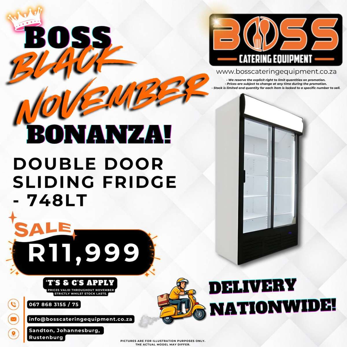 Double Door Display Fridge (Fridgestar) - SL