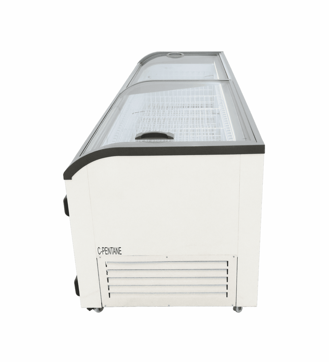 Curved Glass Island Freezer 2.5m (Vt2500)