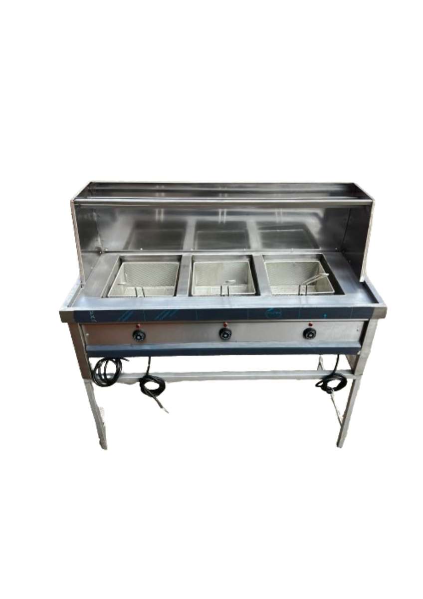 Spaza Electric Fryer (3x20lt) - Floor Model 220V