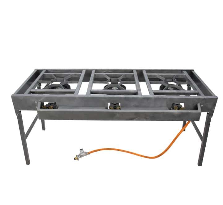 3-burner Folding Boiling Table / Gas Stove (MEDIUM DUTY)