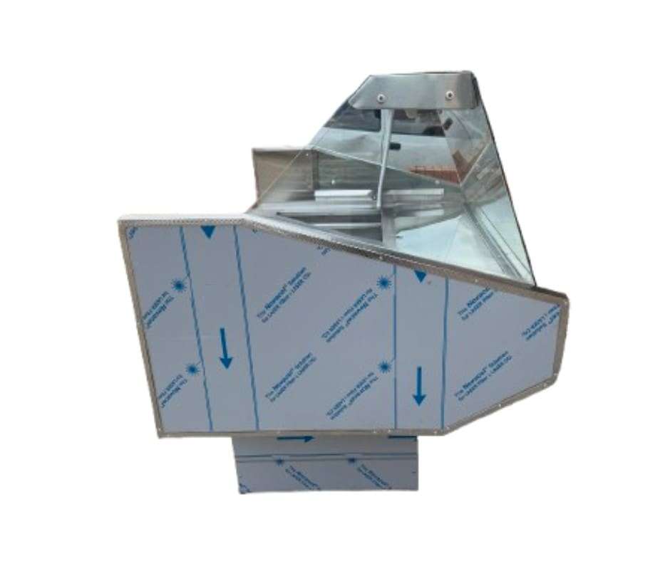 5 Division Bain Marie Warmer - Flat Glass (2m)