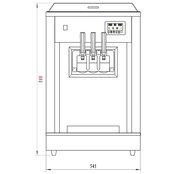 Beiqi - Soft Serve Machine Table Model (Bq323t)